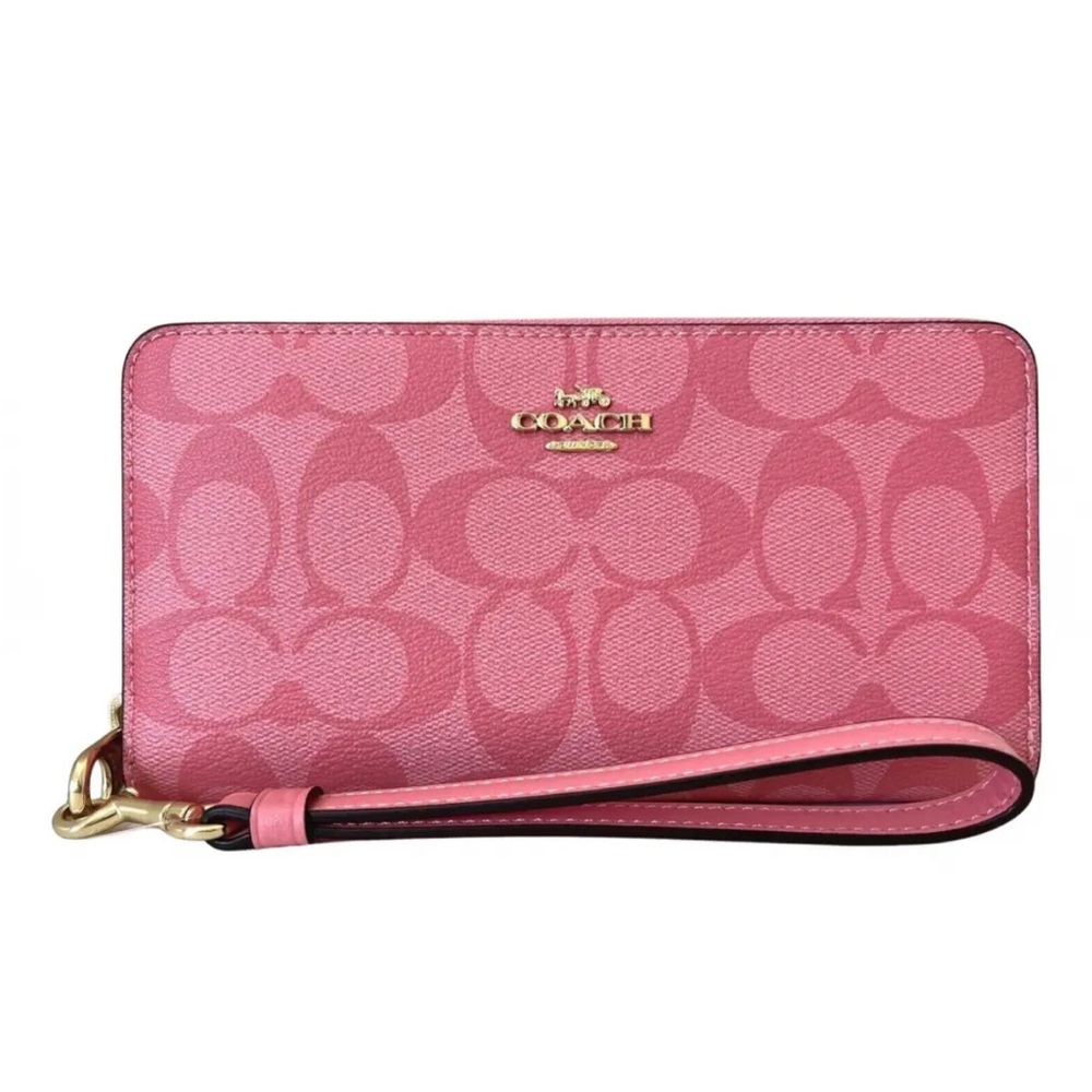 Coach Signature Pink‎ Wristlet